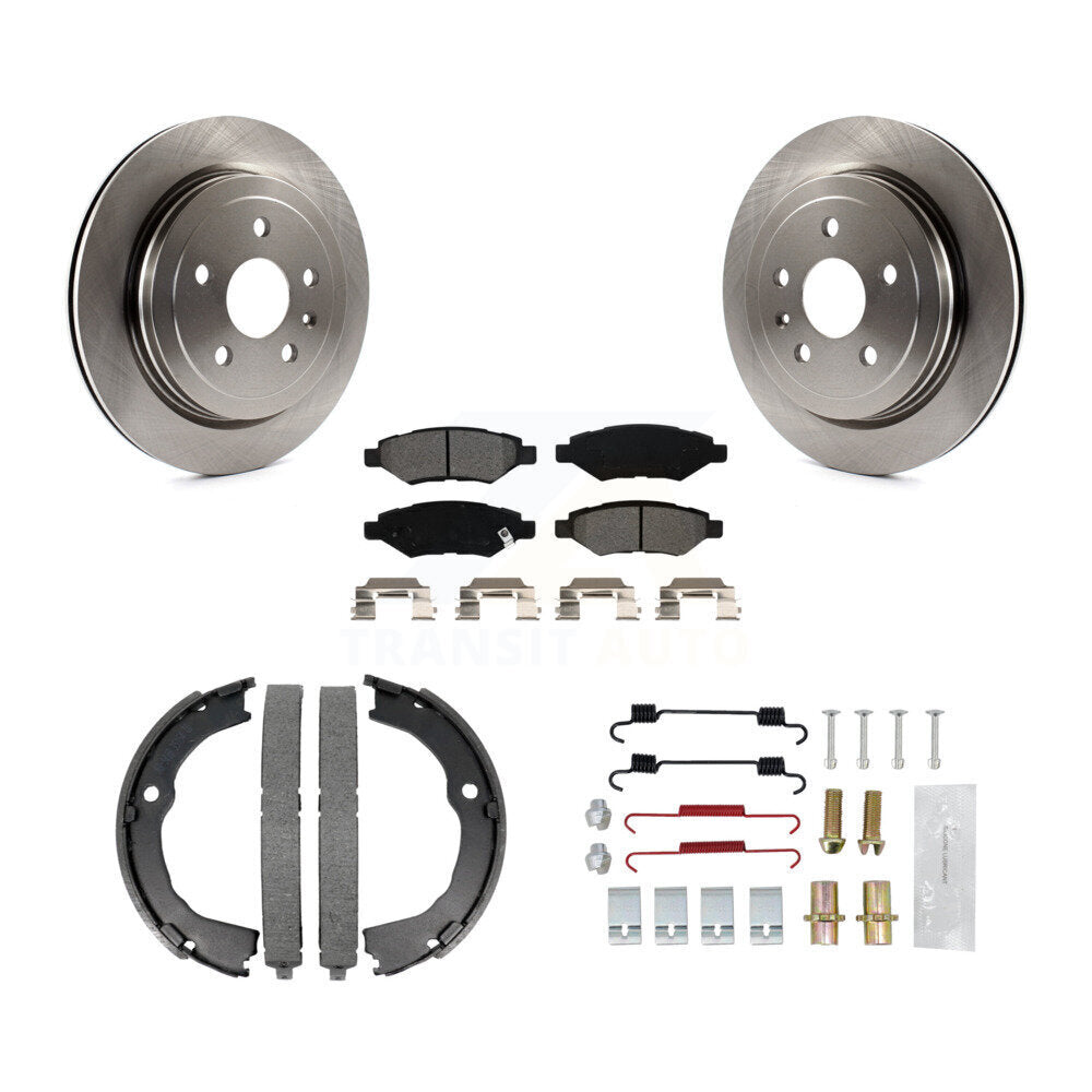 Kit de quincaillerie pour chaussures de stationnement, Rotors à disque arrière, plaquettes semi-métalliques, pour Chevrolet CT