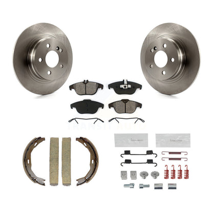 Kit de quincaillerie pour chaussures de stationnement, Rotors à disque arrière, plaquettes semi-métalliques, pour Mercedes-Ben