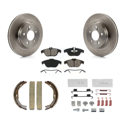 Kit de quincaillerie pour chaussures de stationnement, Rotors à disque arrière, plaquettes semi-métalliques, pour Mercedes-Ben