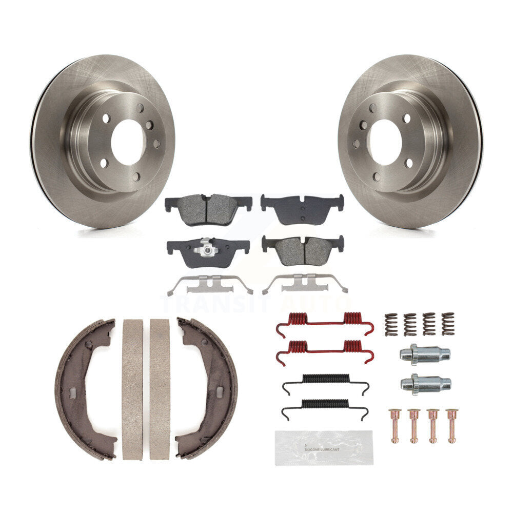 Kit de quincaillerie pour chaussures de stationnement, Rotors à disque arrière, plaquettes semi-métalliques, pour BMW 230i 228