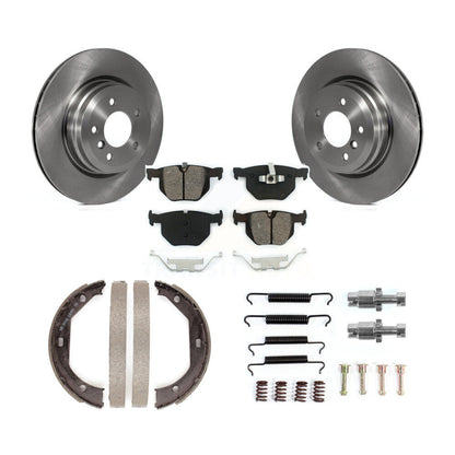 Kit de quincaillerie pour chaussures de stationnement, Rotors à disque arrière, plaquettes semi-métalliques, pour BMW 335i 330