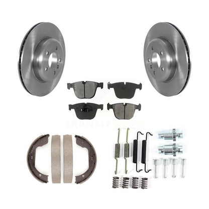 Kit de quincaillerie pour chaussures de stationnement, Rotors à disque arrière, plaquettes semi-métalliques, pour BMW 535i GT
