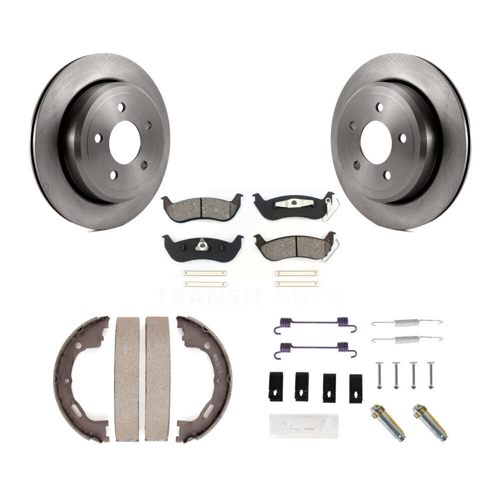 Kit de quincaillerie pour chaussures de stationnement, Rotors à disque arrière, plaquettes semi-métalliques, pour Mercury Gran
