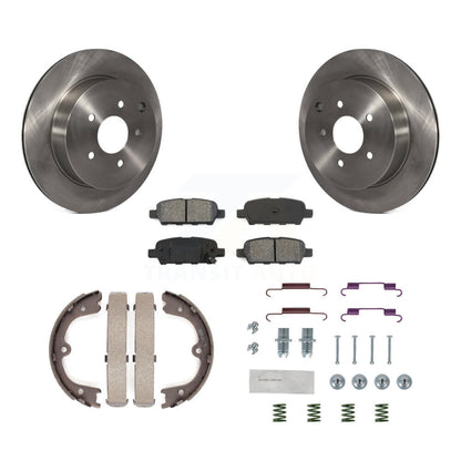 Kit de quincaillerie pour chaussures de stationnement, Rotors à disque arrière, plaquettes semi-métalliques, pour Nissan Muran