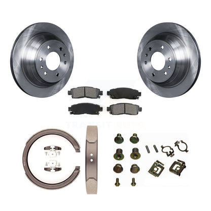 Kit de quincaillerie pour chaussures de stationnement, Rotors à disque arrière, plaquettes semi-métalliques, pour Chevrolet GM