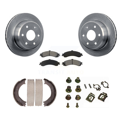 Kit de quincaillerie pour chaussures de stationnement, Rotors à disque arrière, plaquettes semi-métalliques, pour Chevrolet GM