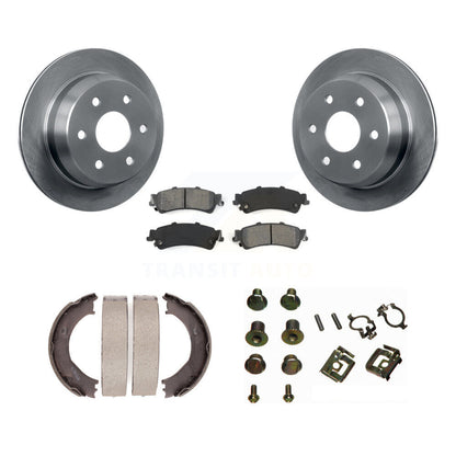 Kit de quincaillerie pour chaussures de stationnement, Rotors à disque arrière, plaquettes semi-métalliques, pour Chevrolet GM