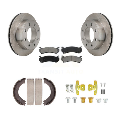 Kit de quincaillerie pour chaussures de stationnement, Rotors à disque arrière, plaquettes semi-métalliques, pour Chevrolet GM