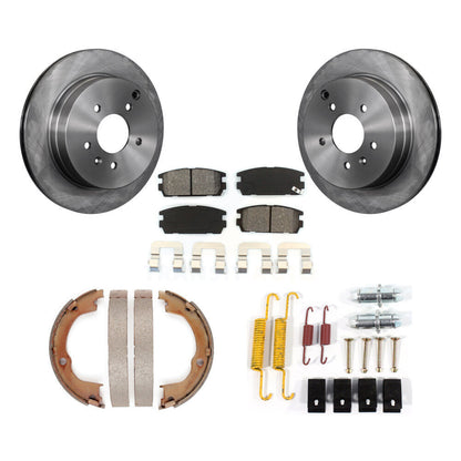 Kit de quincaillerie pour chaussures de stationnement, Rotors à disque arrière, plaquettes semi-métalliques, pour Chevrolet Vu