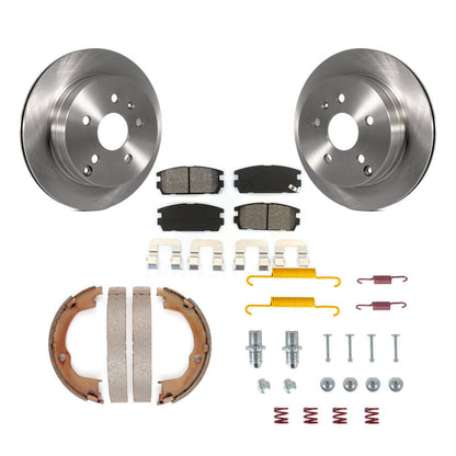 Kit de quincaillerie pour chaussures de stationnement, Rotors à disque arrière, plaquettes semi-métalliques, pour Chevrolet GM