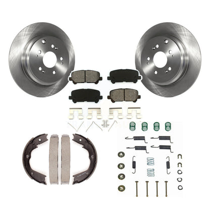 Rotors à disque arrière, patins semi-métalliques, chaussures de stationnement et Kit de matériel pour Honda Pilo