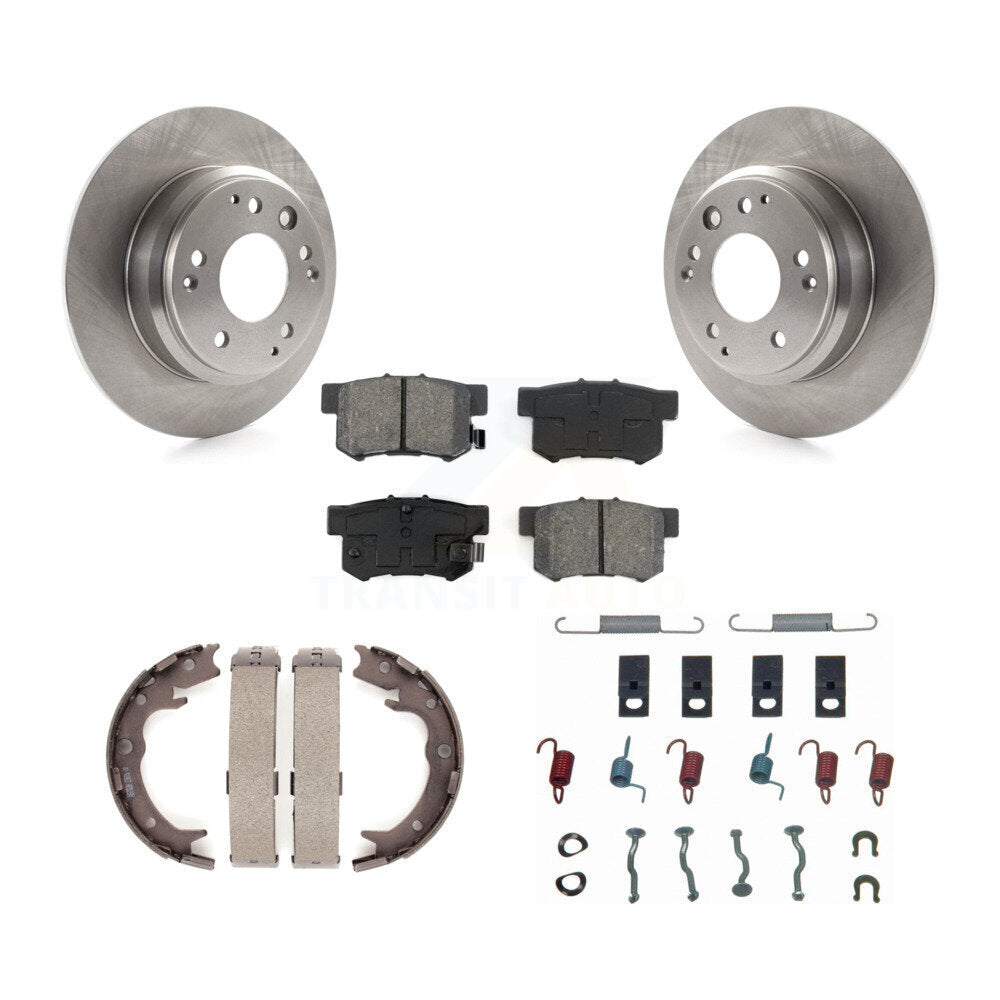 Kit de quincaillerie pour chaussures de stationnement, Rotors à disque arrière, plaquettes semi-métalliques, pour Honda Odysse