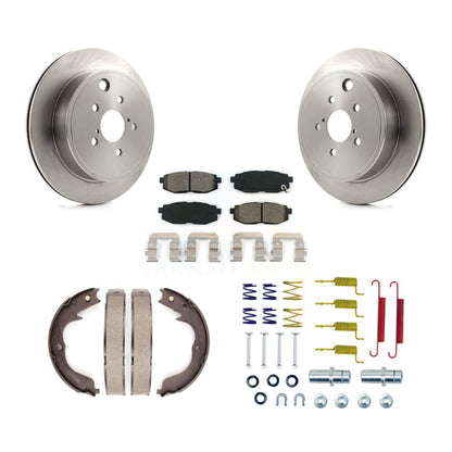 Kit de quincaillerie pour chaussures de stationnement, Rotors à disque arrière, plaquettes semi-métalliques, pour Subaru Legac
