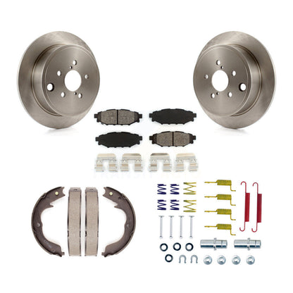 Kit de quincaillerie pour chaussures de stationnement, Rotors à disque arrière, plaquettes semi-métalliques, pour Subaru Legac