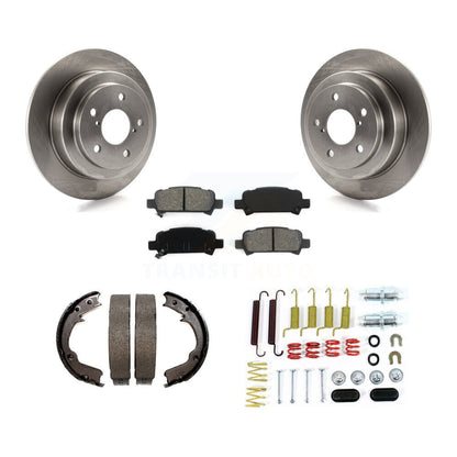 Kit de quincaillerie pour chaussures de frein de stationnement, Rotors à disque arrière, plaquettes semi-métalliques, pour Subaru