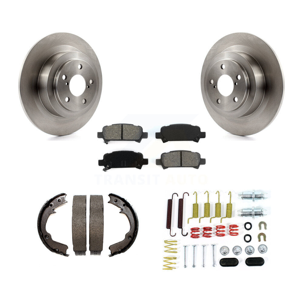 Kit de quincaillerie pour chaussures de stationnement, Rotors à disque arrière, plaquettes semi-métalliques, pour Subaru Legac