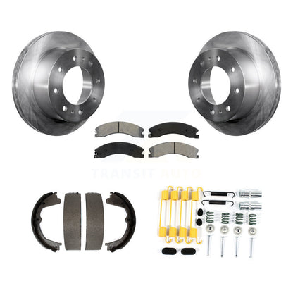 Kit de quincaillerie pour chaussures de stationnement, Rotors à disque arrière, plaquettes semi-métalliques, pour Chevrolet HD