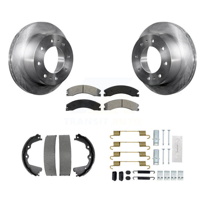 Kit de quincaillerie pour chaussures de stationnement, Rotors à disque arrière, plaquettes semi-métalliques, pour GMC Sierra H