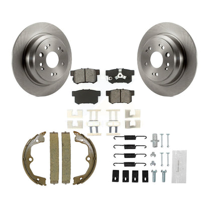 Kit de quincaillerie pour chaussures de stationnement, Rotors à disque arrière, plaquettes semi-métalliques, pour Honda Accord