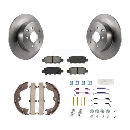Kit de quincaillerie pour chaussures de stationnement, Rotors à disque arrière, plaquettes semi-métalliques, pour Nissan Altim