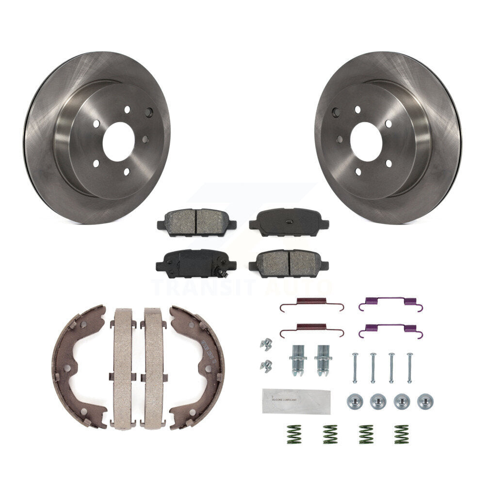 Kit de quincaillerie pour chaussures de stationnement, Rotors à disque arrière, plaquettes semi-métalliques, pour INFINITI FX3