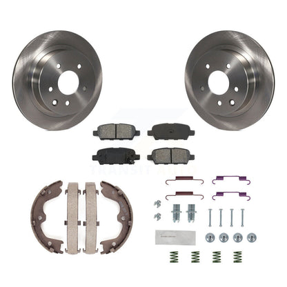 Kit de quincaillerie pour chaussures de stationnement, Rotors à disque arrière, plaquettes semi-métalliques, pour INFINITI G35