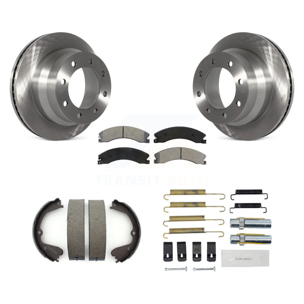 Kit de quincaillerie pour chaussures de stationnement, Rotors à disque arrière, plaquettes semi-métalliques, pour Chevrolet GM