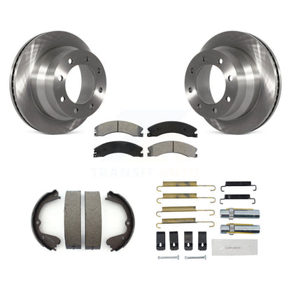 Kit de quincaillerie pour chaussures de stationnement, Rotors à disque arrière, plaquettes semi-métalliques, pour Chevrolet GM