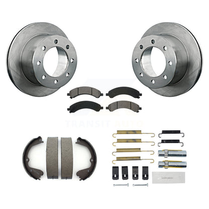 Kit de quincaillerie pour chaussures de stationnement, Rotors à disque arrière, plaquettes semi-métalliques, pour Chevrolet GM