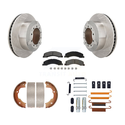 Kit de quincaillerie pour chaussures de stationnement, Rotors à disque arrière, plaquettes semi-métalliques, pour Ram Dodge 45