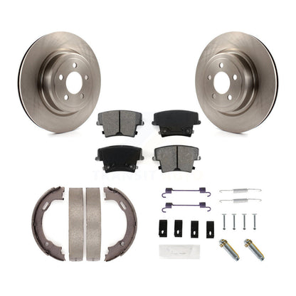 Kit de quincaillerie pour chaussures de stationnement, Rotors à disque arrière, plaquettes semi-métalliques, pour Dodge Charge