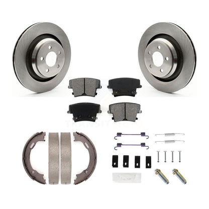 Kit de quincaillerie pour chaussures de stationnement, Rotors à disque arrière, plaquettes semi-métalliques, pour Dodge Charge