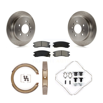 Kit de quincaillerie pour chaussures de stationnement, Rotors à disque arrière, plaquettes semi-métalliques, pour Chevrolet Am