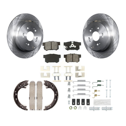 Rotors à disque arrière, patins semi-métalliques, chaussures de stationnement et Kit de matériel pour Honda CR-V