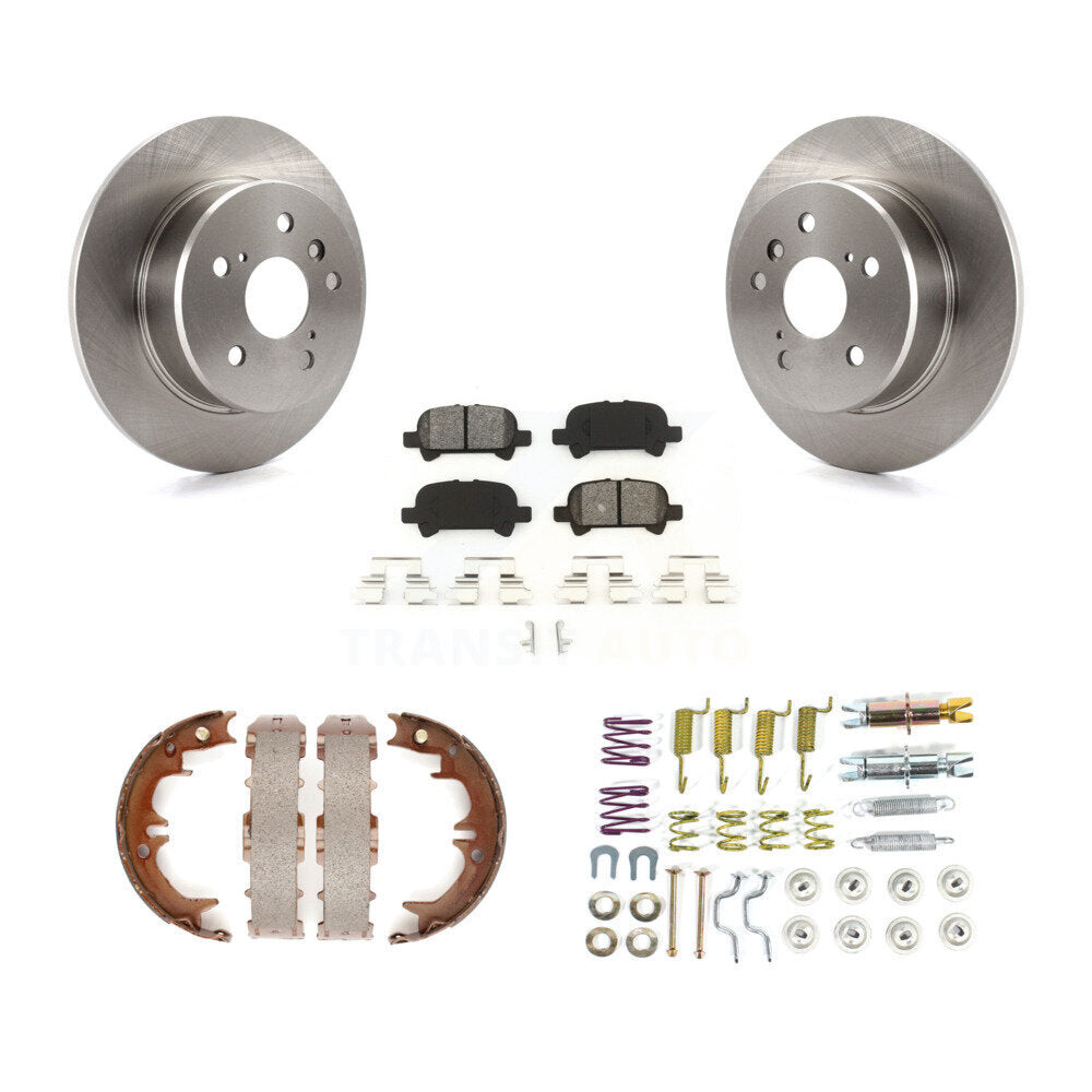 Kit de quincaillerie pour chaussures de stationnement, Rotors à disque arrière, plaquettes semi-métalliques, pour Toyota Avalo