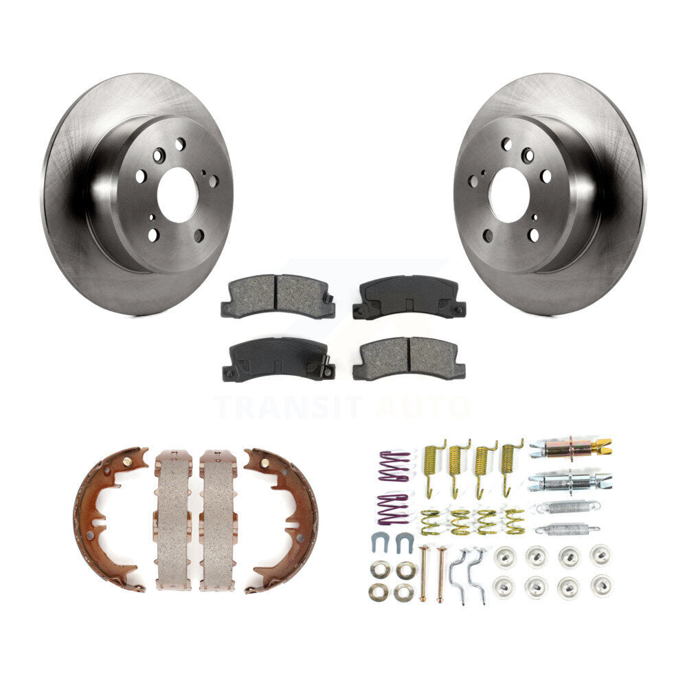 Kit de quincaillerie pour chaussures de stationnement, Rotors à disque arrière, plaquettes semi-métalliques, pour Lexus Toyota