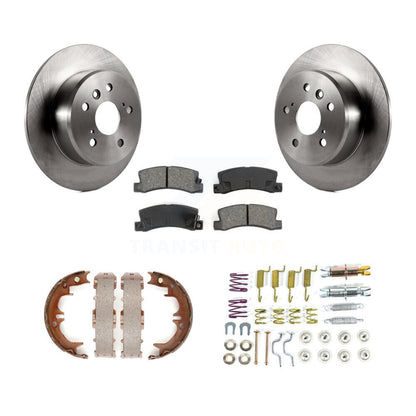 Kit de quincaillerie pour chaussures de stationnement, Rotors à disque arrière, plaquettes semi-métalliques, pour Lexus Toyota