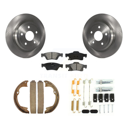 Kit de quincaillerie pour chaussures de stationnement, Rotors à disque arrière, plaquettes semi-métalliques, pour Dodge Durang