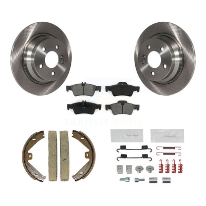 Kit de quincaillerie pour chaussures de stationnement, Rotors à disque arrière, plaquettes semi-métalliques, pour Mercedes-Ben