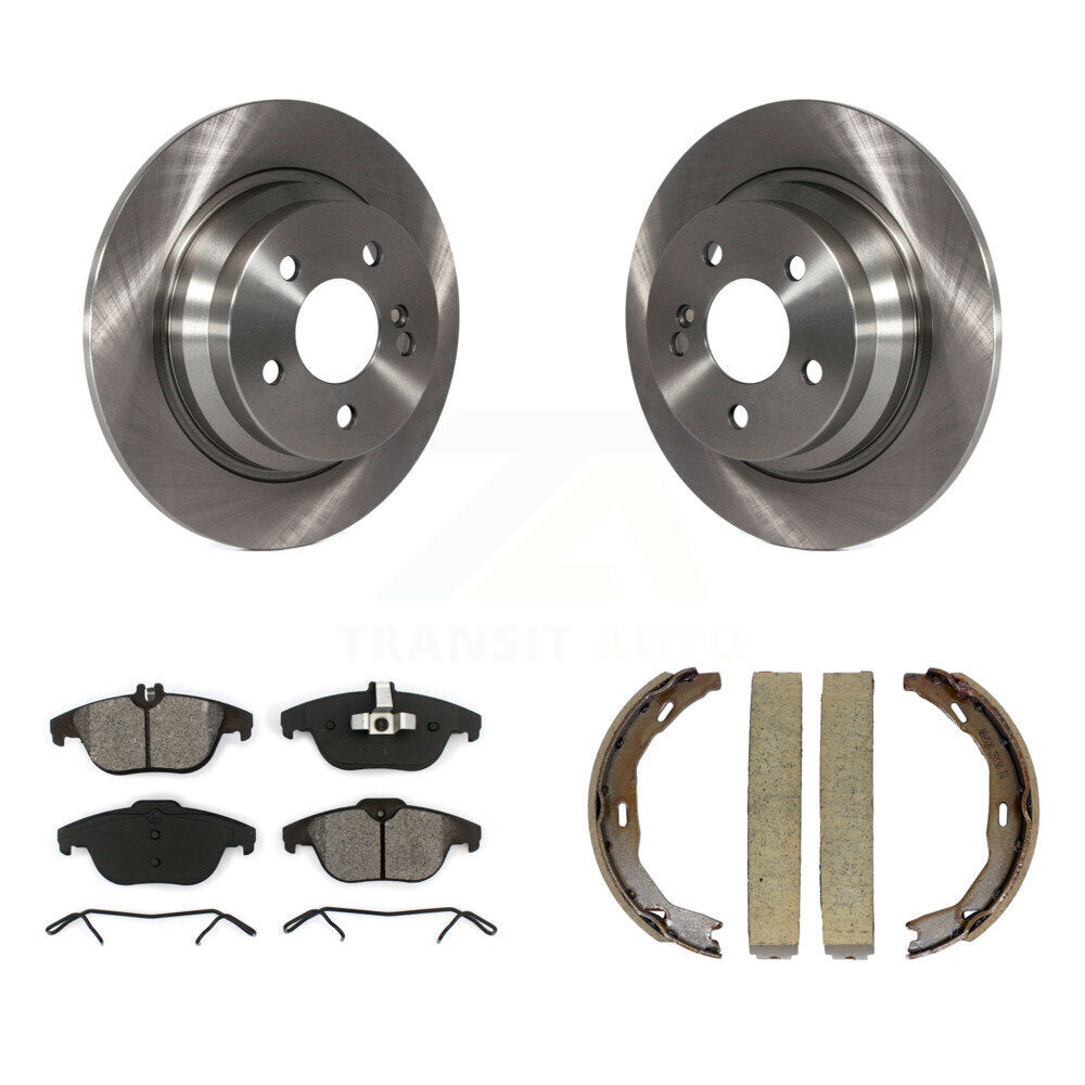 Kit de plaquettes semi-métalliques et de chaussures de stationnement pour disques arrière, pour Mercedes-Benz E35