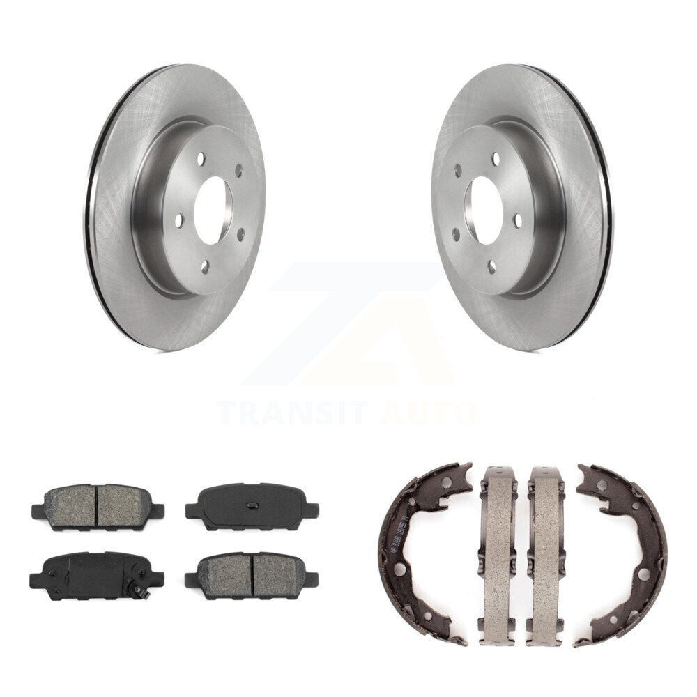 Kit de plaquettes semi-métalliques et de freins de stationnement pour rotors de disque arrière, pour Nissan LEAF