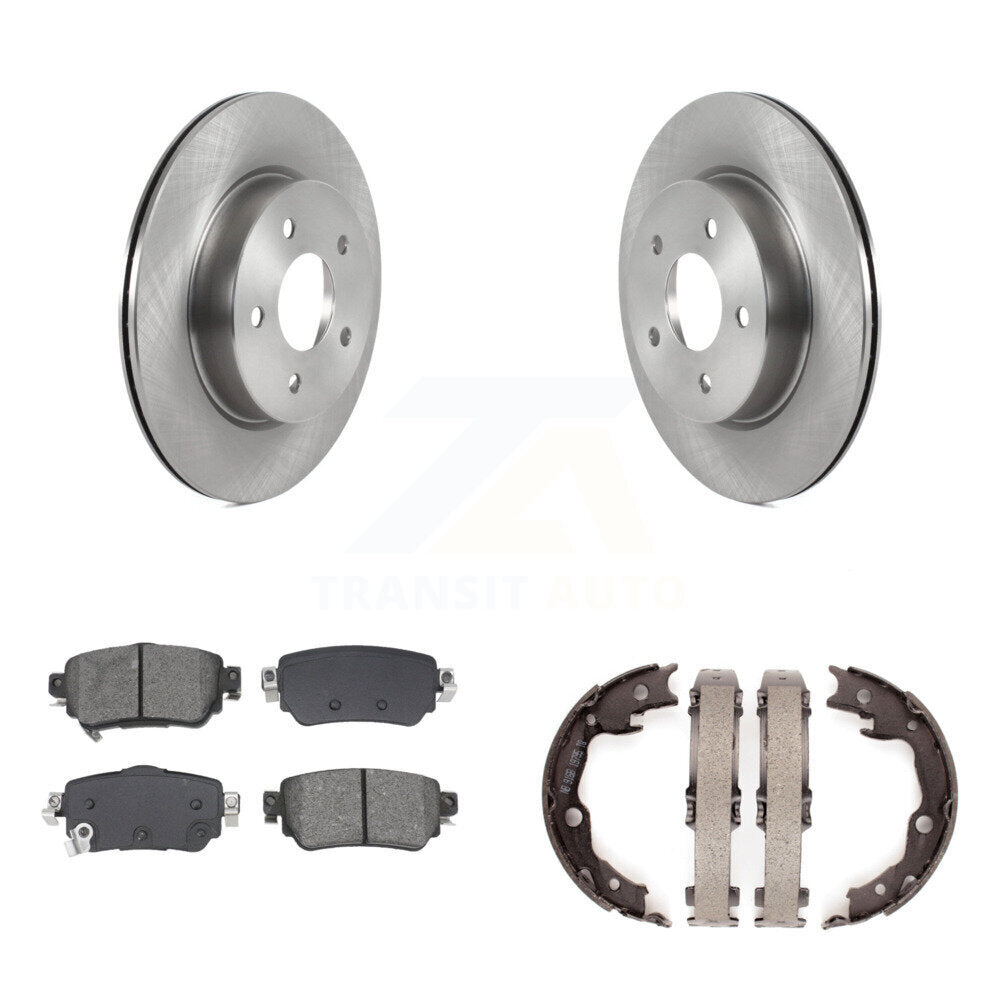Kit de plaquettes semi-métalliques et de freins de stationnement pour rotors de disque arrière, pour Nissan LEAF
