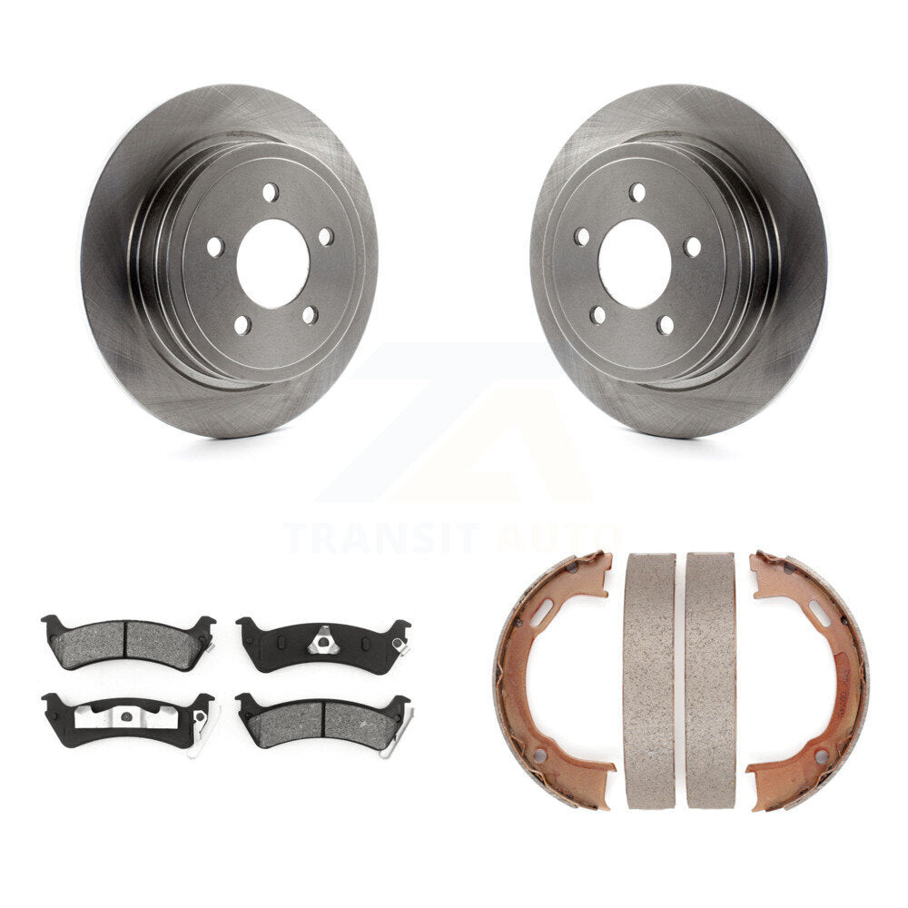 Kit de plaquettes semi-métalliques et de chaussures de stationnement pour disques arrière, pour Ford Explorer Sport