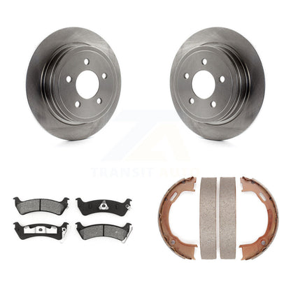 Kit de plaquettes semi-métalliques et de chaussures de stationnement pour disques arrière, pour Ford Explorer Sport