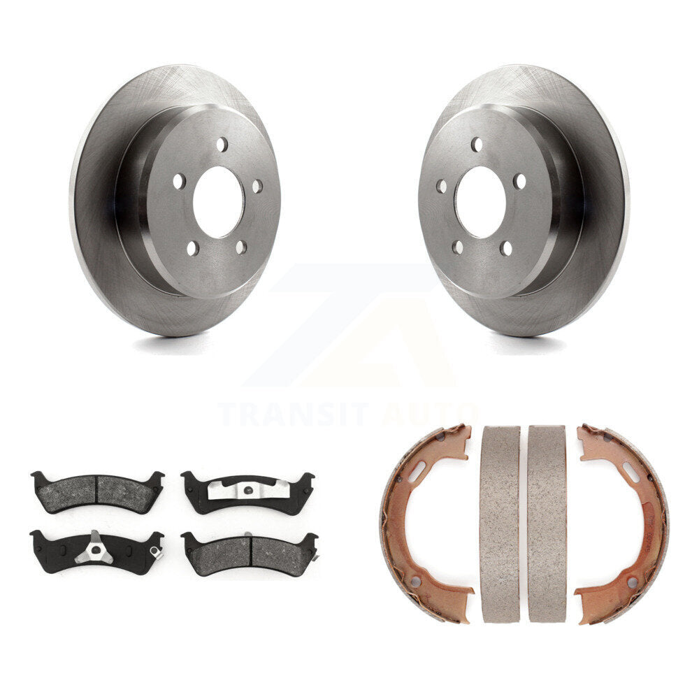 Kit de plaquettes semi-métalliques et de chaussures de stationnement pour disques arrière, pour Ford Ranger Explore