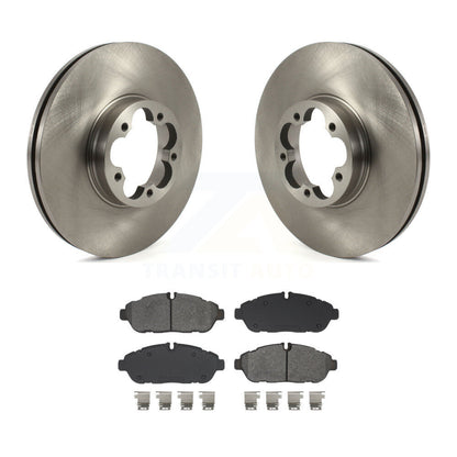 Rotors de frein à disque avant et kit de plaquettes semi-métalliques pour Ford Transit-350 HD AW 2023