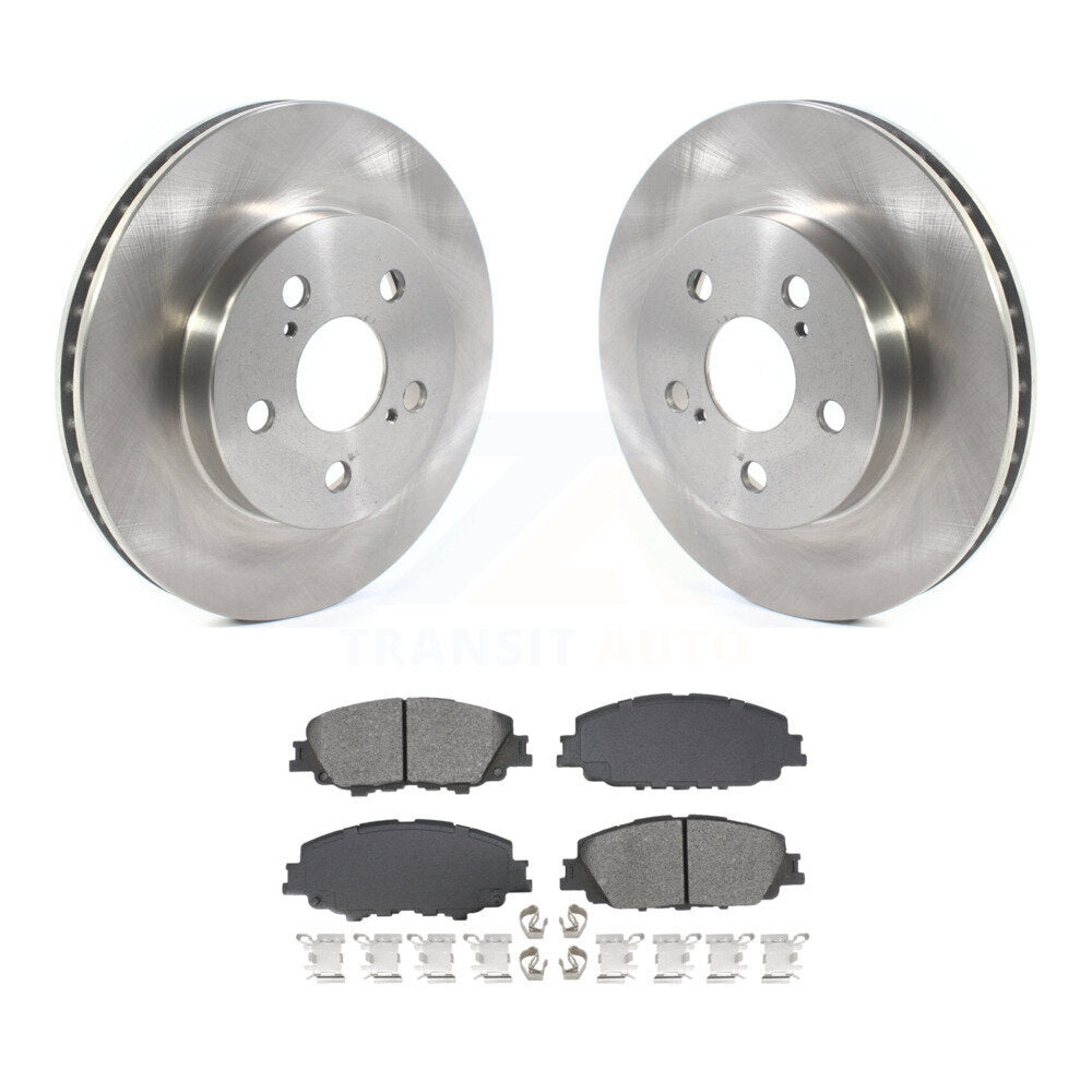 Kit de rotors de frein à disque avant et plaquettes semi-métalliques pour Toyota Corolla K8S-10498
