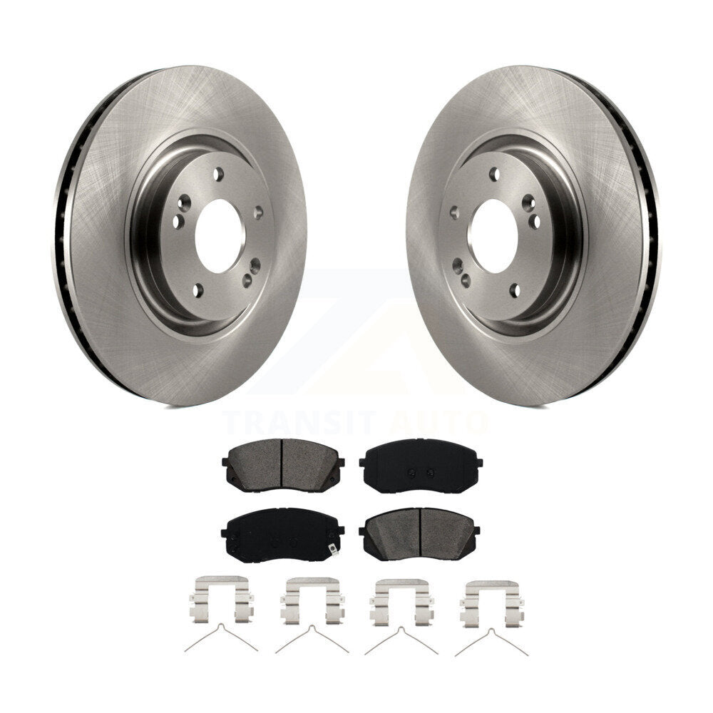 Kit de disques de frein à disque avant et plaquettes semi-métalliques pour Kia Optima K8S-104997