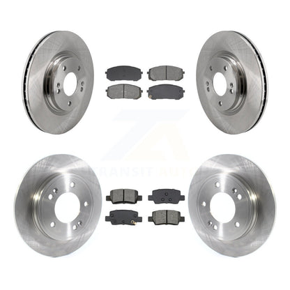 Kit de rotors de frein à disque avant et arrière et plaquettes semi-métalliques pour Hyundai Elantra