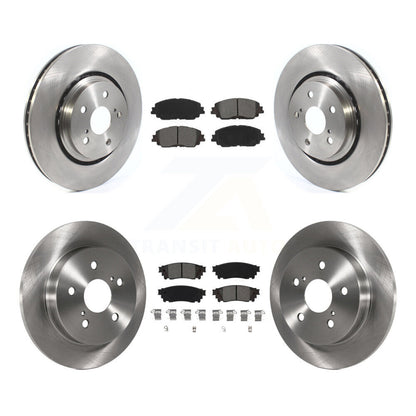Kit de rotor de frein avant et arrière et plaquettes semi-métalliques pour Toyota Camry avec emballage TRD